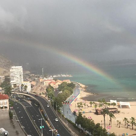 Apartamento Con Vistas Al Mar Primera Linea De Playa Del Postiguet Lejlighed Alicante Eksteriør billede