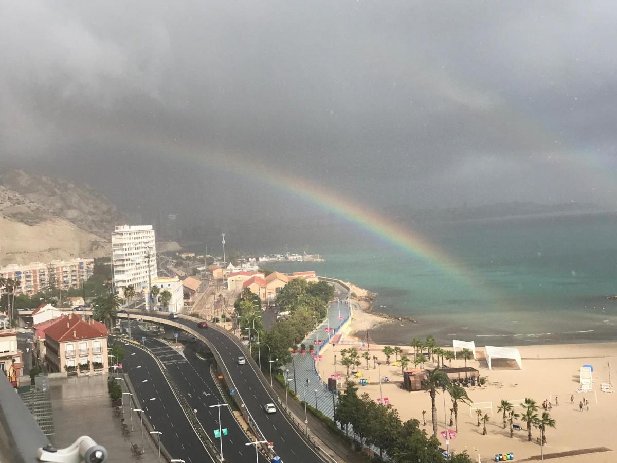 Apartamento Con Vistas Al Mar Primera Linea De Playa Del Postiguet Alicante Eksteriør billede