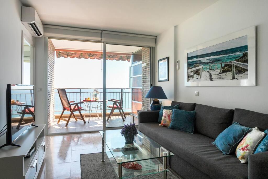 Apartamento Con Vistas Al Mar Primera Linea De Playa Del Postiguet Alicante Eksteriør billede