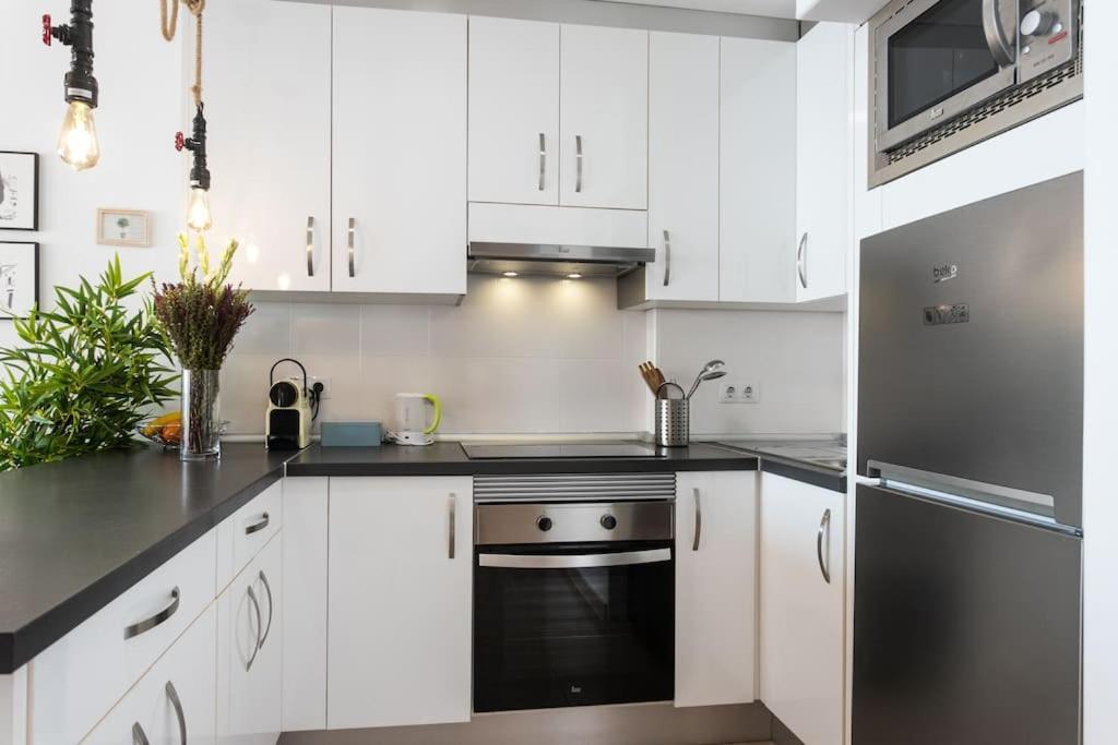 Apartamento Con Vistas Al Mar Primera Linea De Playa Del Postiguet Alicante Eksteriør billede
