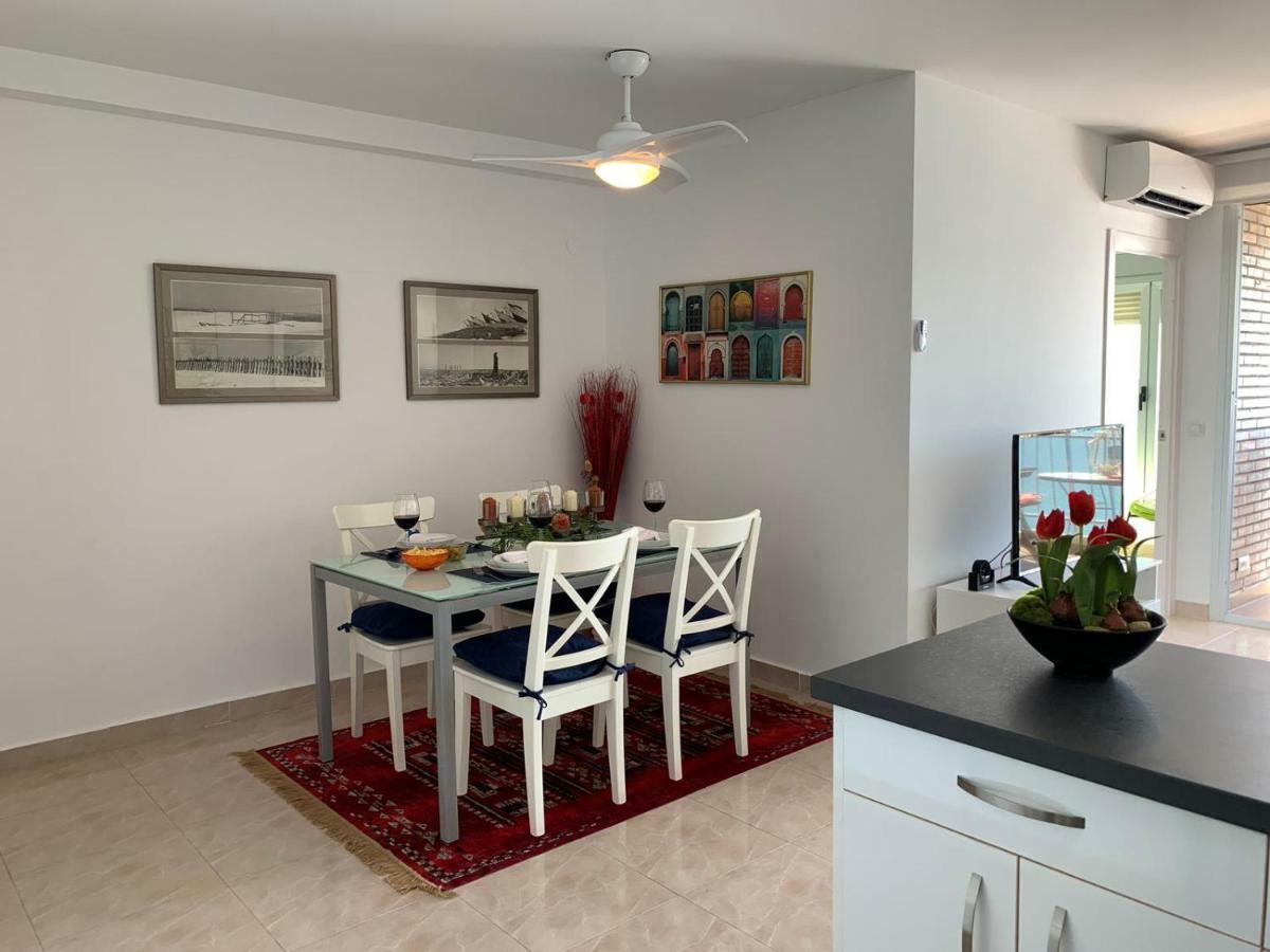 Apartamento Con Vistas Al Mar Primera Linea De Playa Del Postiguet Lejlighed Alicante Eksteriør billede