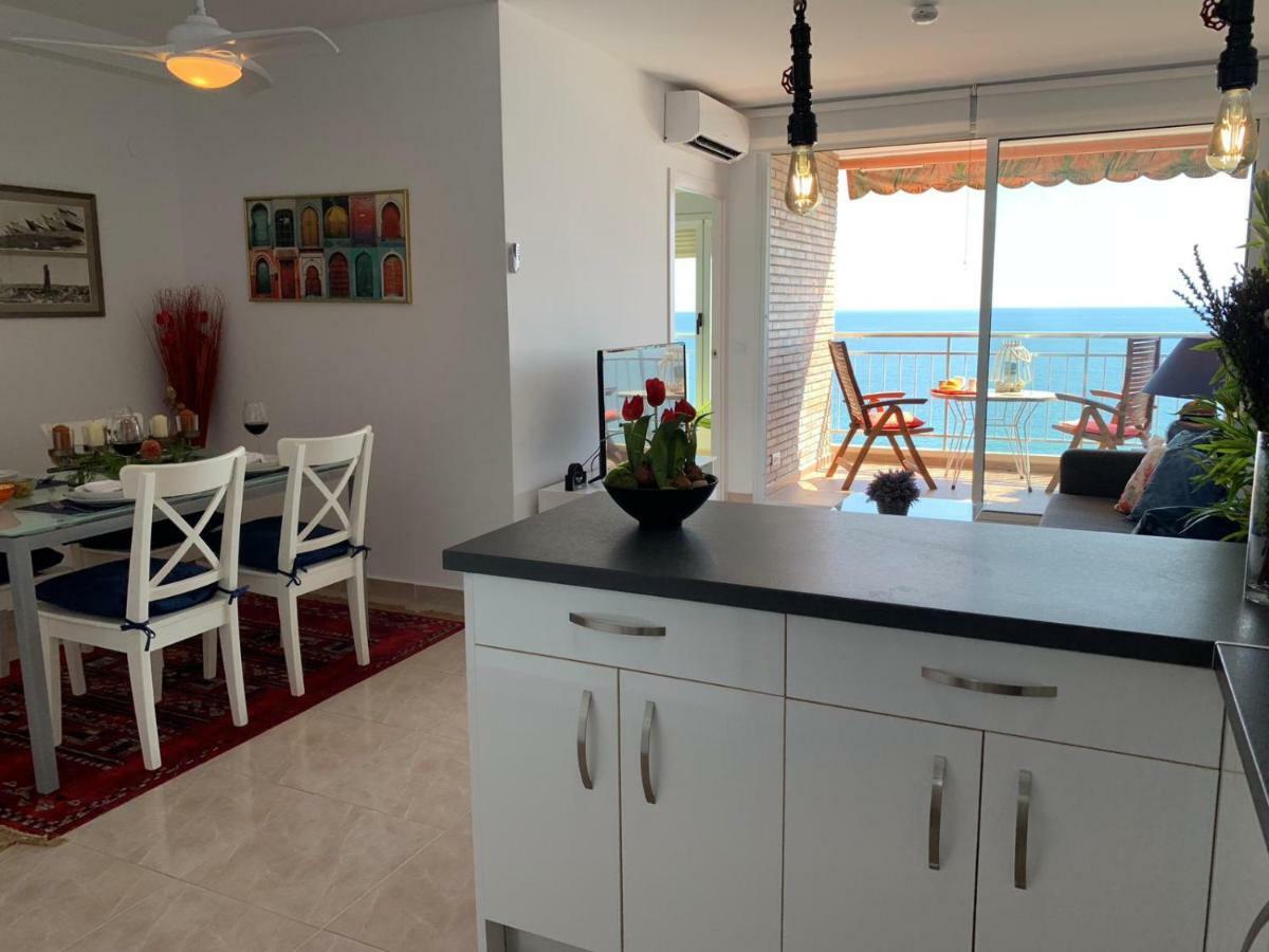 Apartamento Con Vistas Al Mar Primera Linea De Playa Del Postiguet Alicante Eksteriør billede